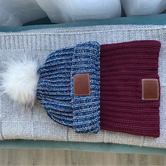 2-Pack LOVE YOUR MELON Cotton Beanies - Picture 2 of 9